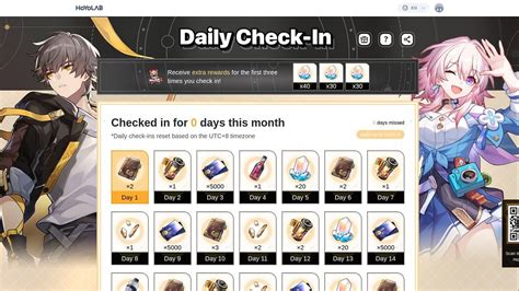 check in star rail|hoyoverse daily check in.